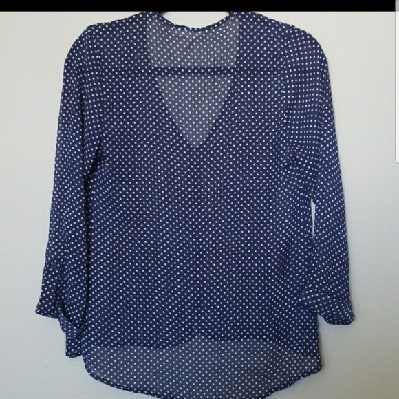 Kirra Office Romantic Retro polka dot top size small - Picture 2 of 9